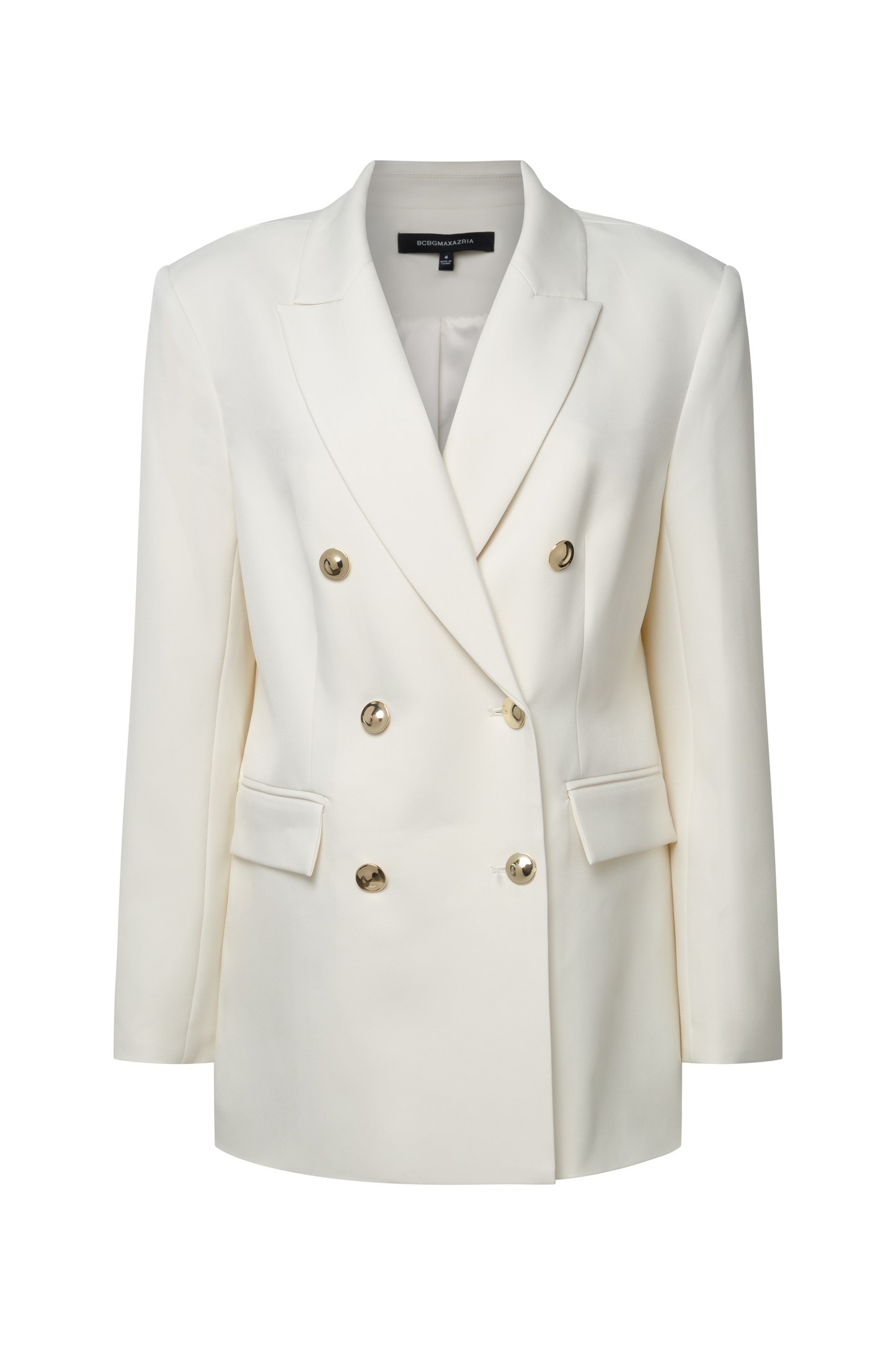 BCBGMAXAZRIA Tonya Blazer Gardenia
