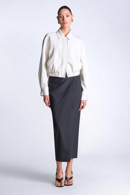 BCBGMAXAZRIA Maya Jacket Snow White
