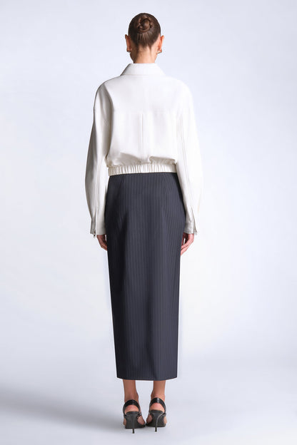 BCBGMAXAZRIA Maya Jacket Snow White