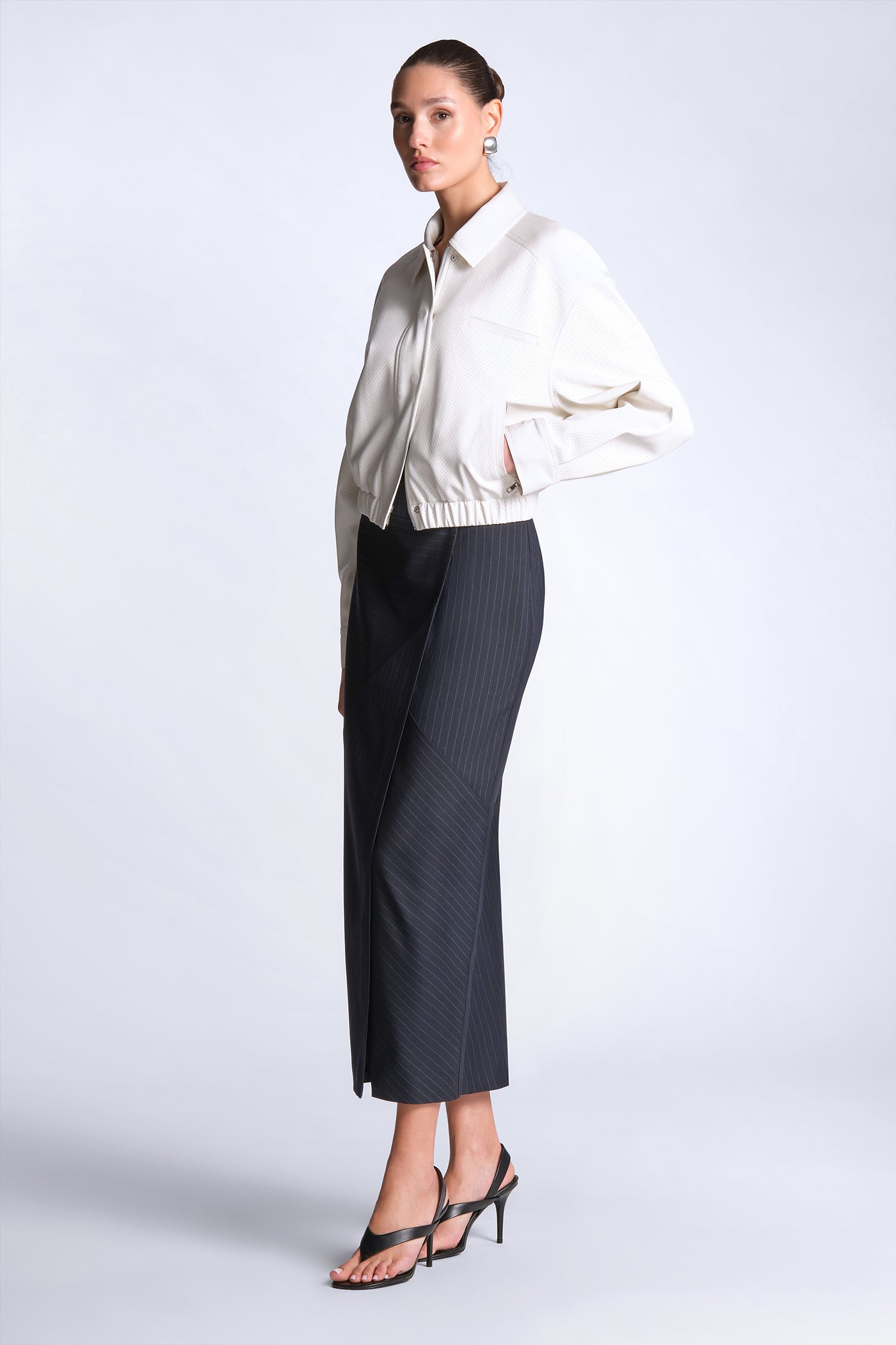 BCBGMAXAZRIA Maya Jacket Snow White