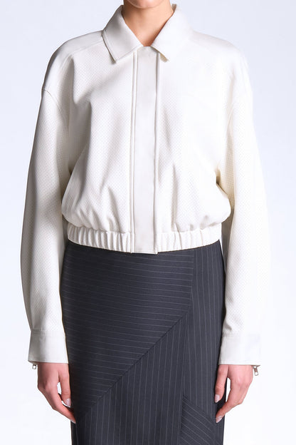 BCBGMAXAZRIA Maya Jacket Snow White