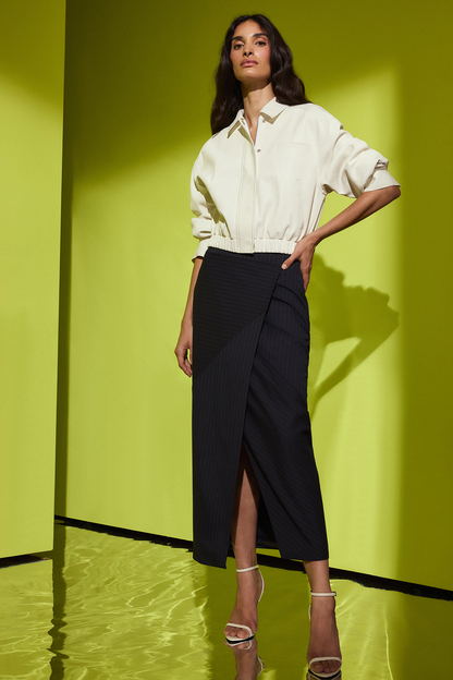 BCBGMAXAZRIA Maya Jacket Snow White