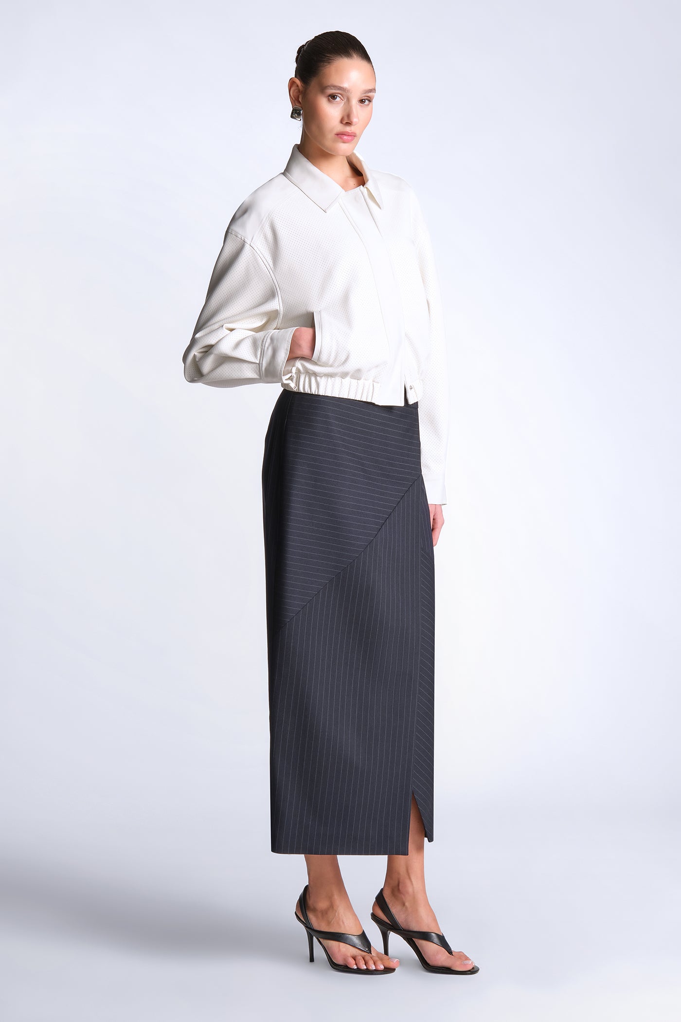 BCBGMAXAZRIA Maya Jacket Snow White