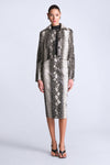 Snakeskin Black & White Print