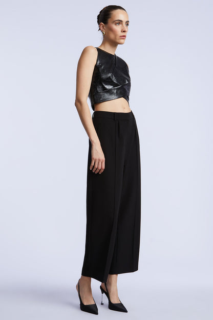 BCBGMAXAZRIA Tess Top Black