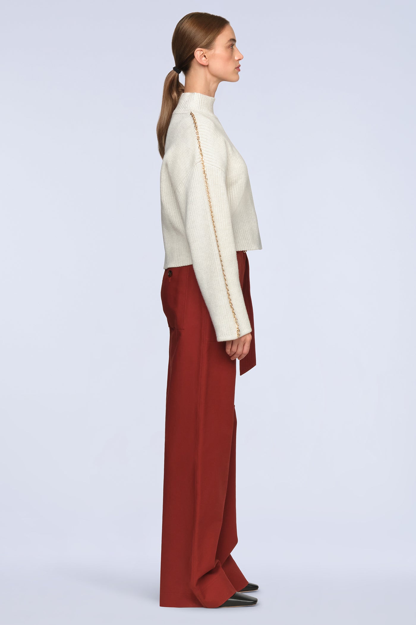 BCBGMAXAZRIA Juno Sweater Gardenia