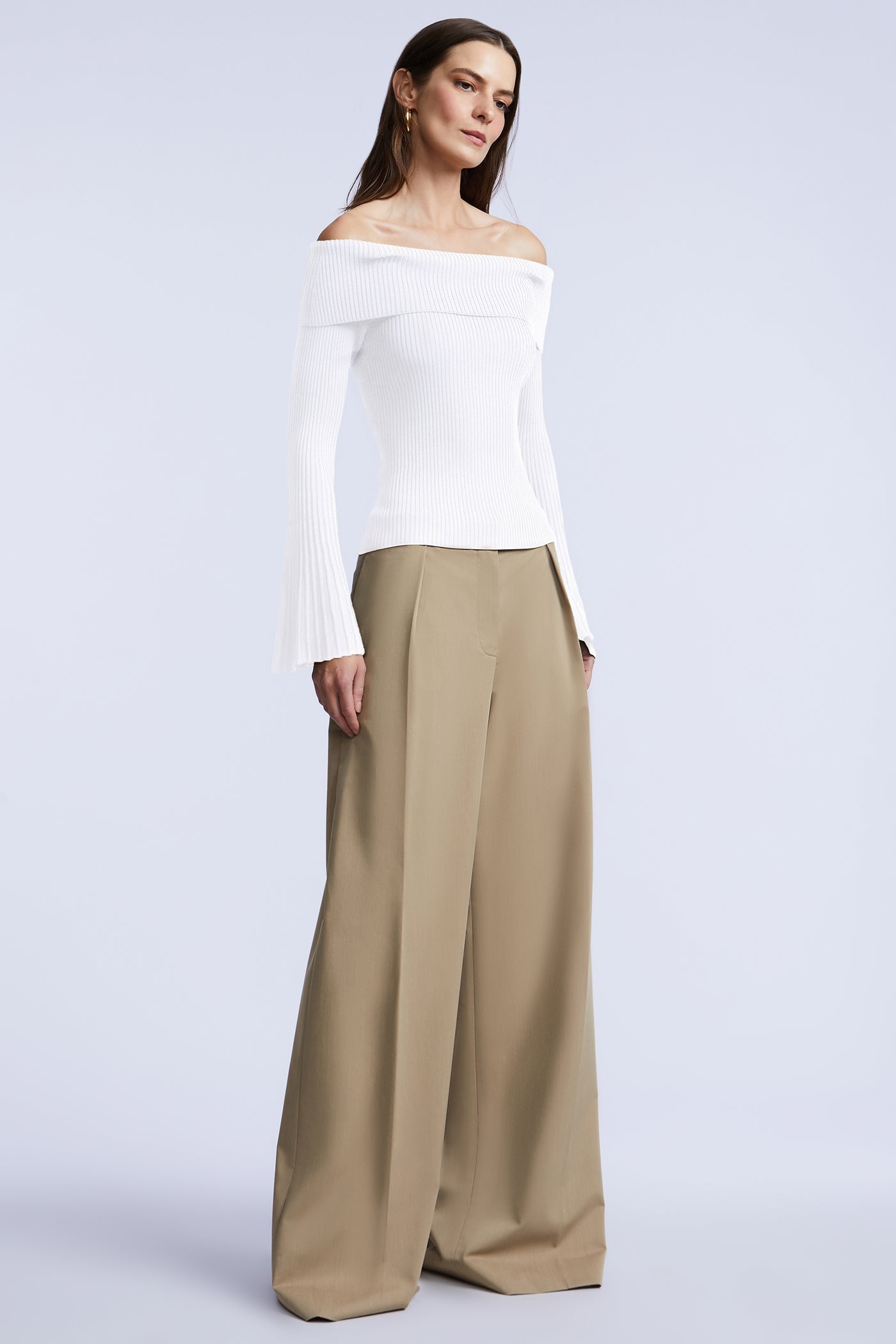 BCBGMAXAZRIA Sierra Sweater Gardenia
