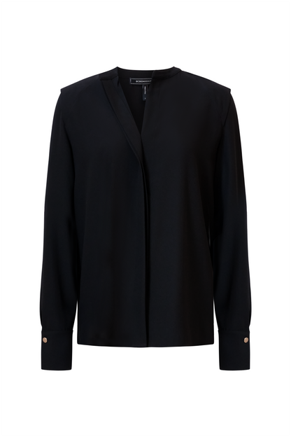 BCBGMAXAZRIA Maura Blouse Black