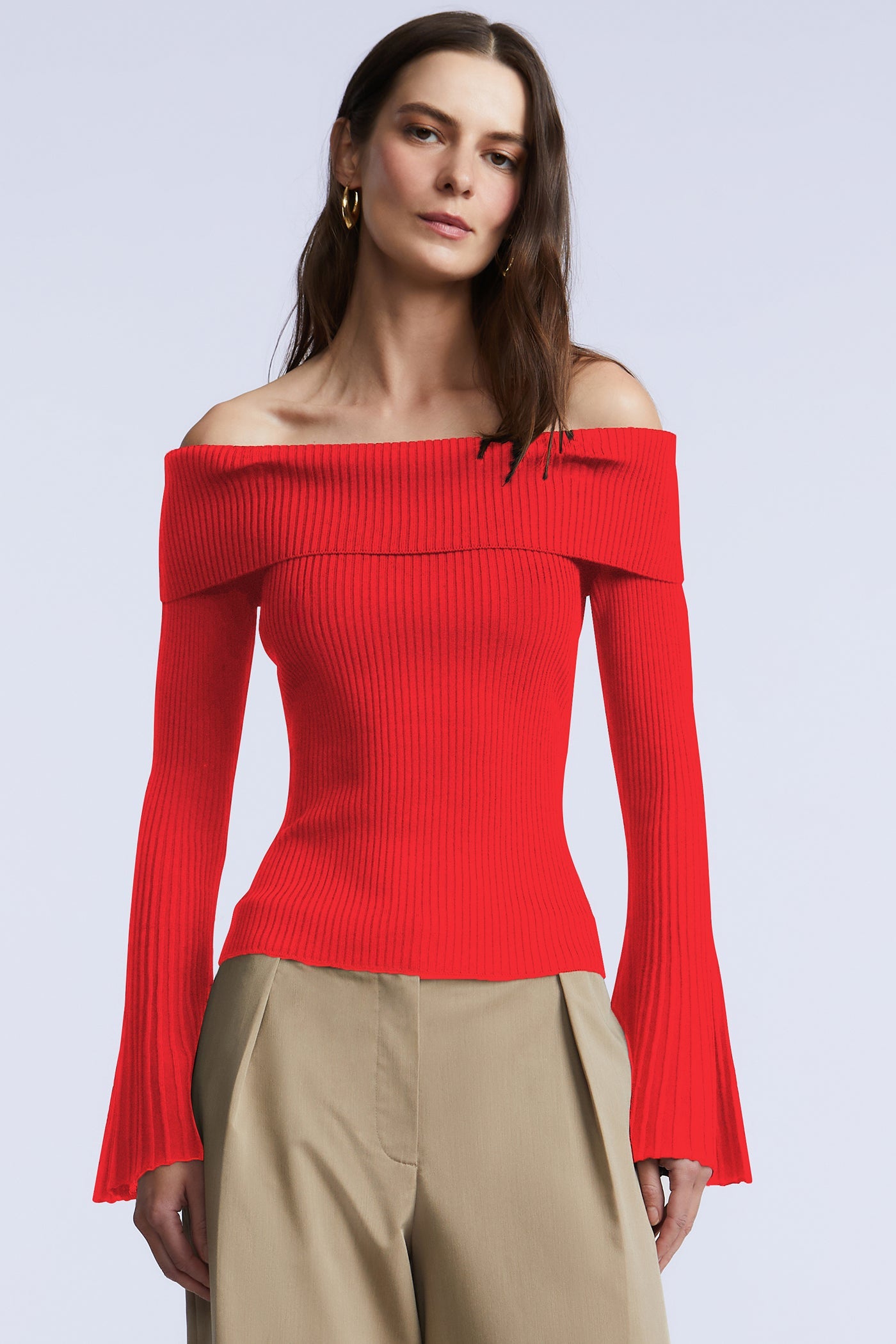 BCBGMAXAZRIA Sierra Sweater Coral