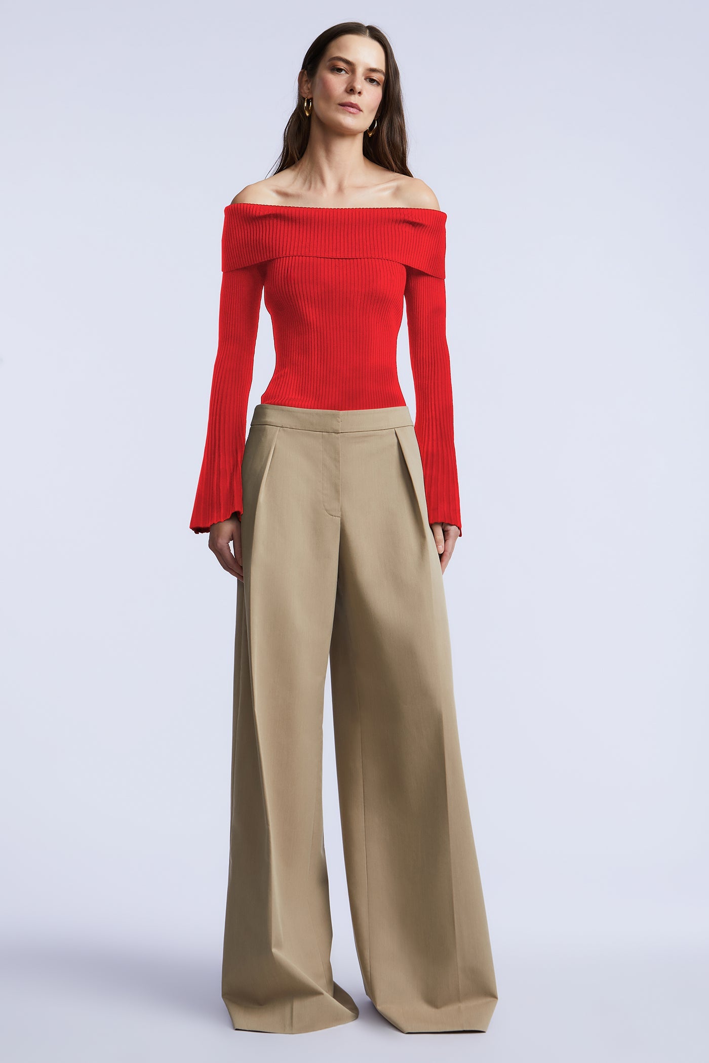 BCBGMAXAZRIA Sierra Sweater Coral