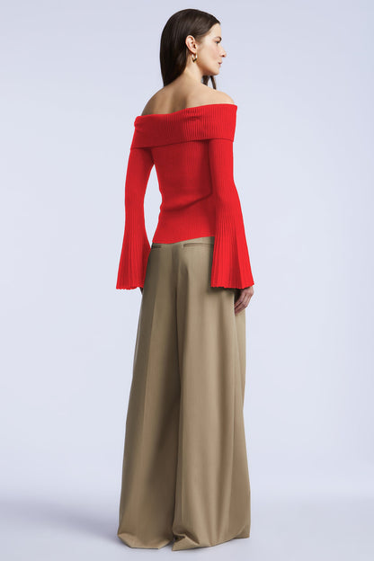BCBGMAXAZRIA Sierra Sweater Coral