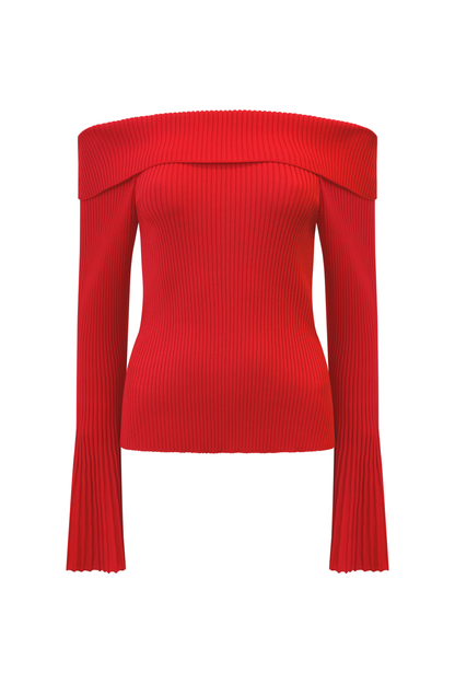 BCBGMAXAZRIA Sierra Sweater Coral