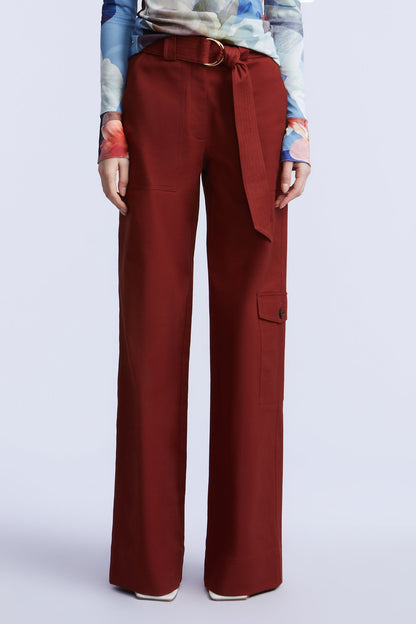 BCBGMAXAZRIA Jo Cargo Pant Rust