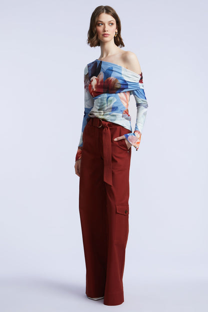 BCBGMAXAZRIA Jo Cargo Pant Rust