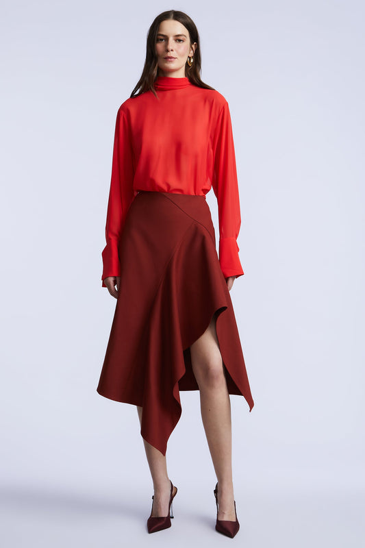 BCBGMAXAZRIA Emma Skirt Rust