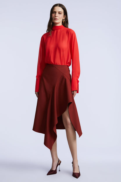 BCBGMAXAZRIA Emma Skirt Rust
