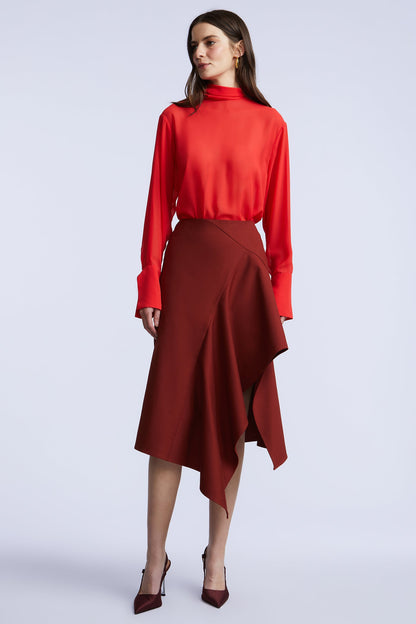 BCBGMAXAZRIA Emma Skirt Rust