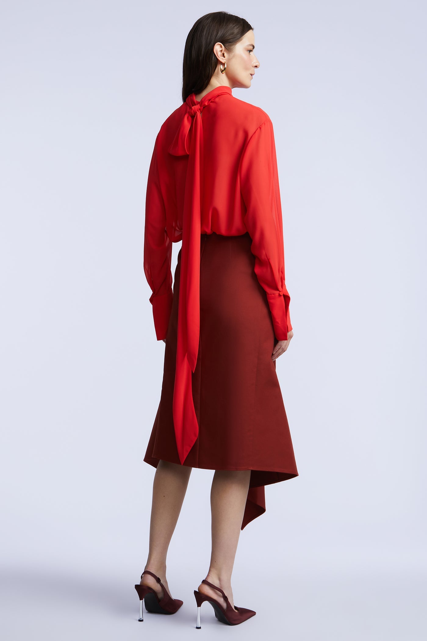 BCBGMAXAZRIA Emma Skirt Rust