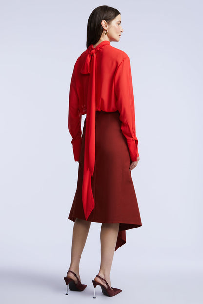 BCBGMAXAZRIA Emma Skirt Rust