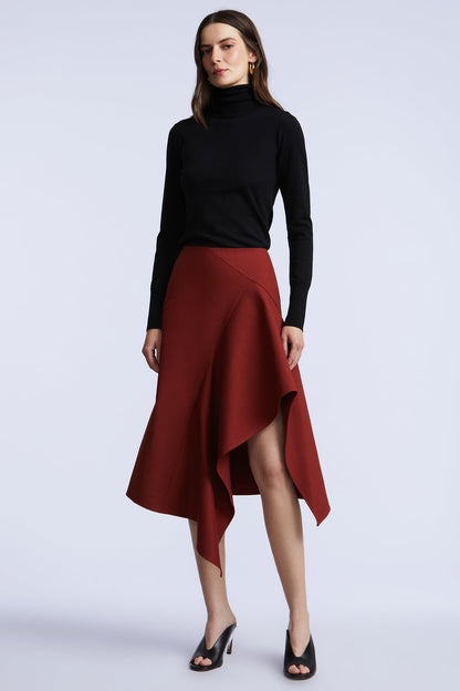BCBGMAXAZRIA Emma Skirt Rust