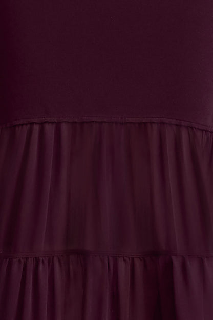 BCBGMAXAZRIA Elodie Maxi Skirt Port