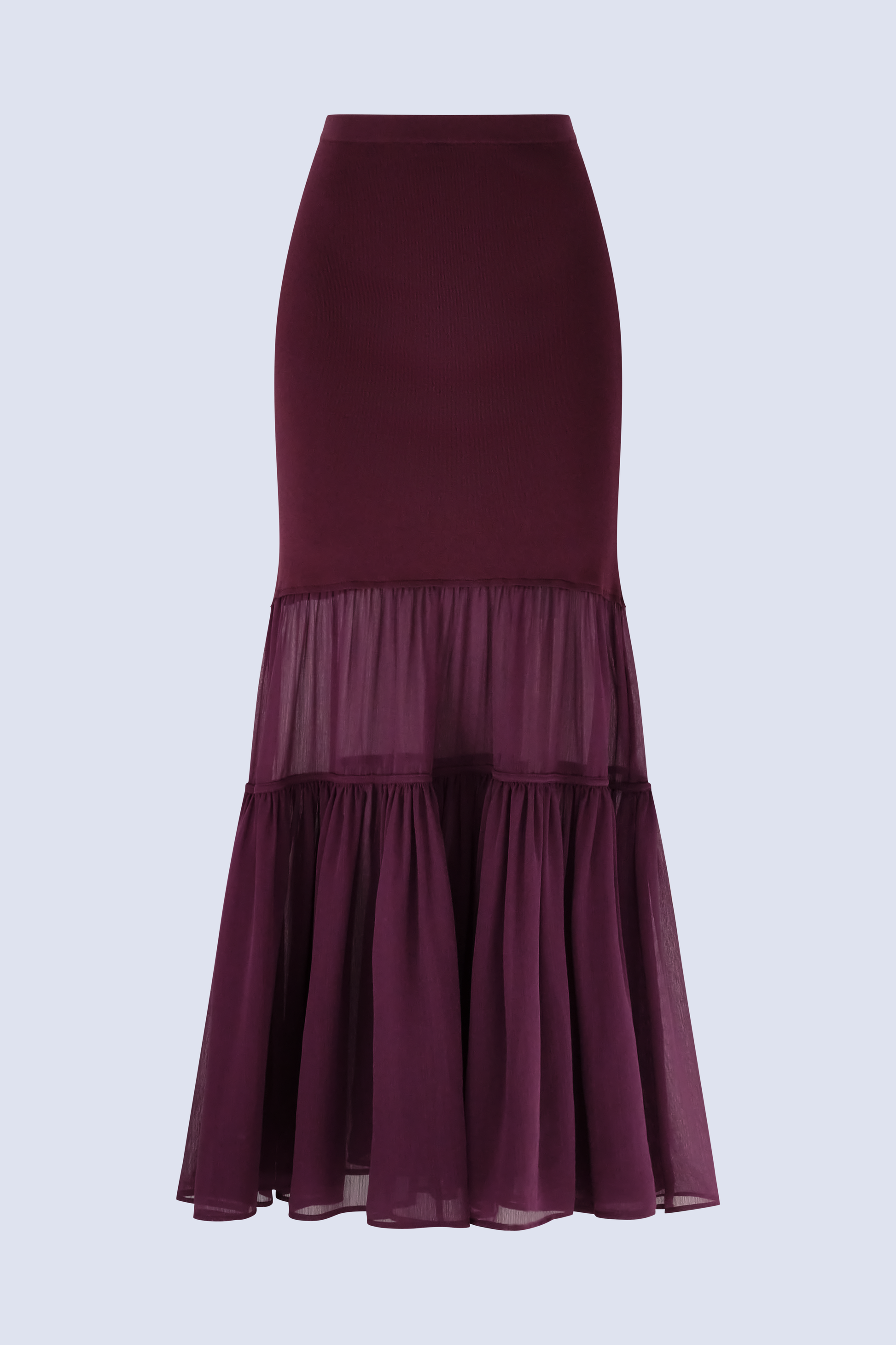 BCBGMAXAZRIA Elodie Maxi Skirt Port