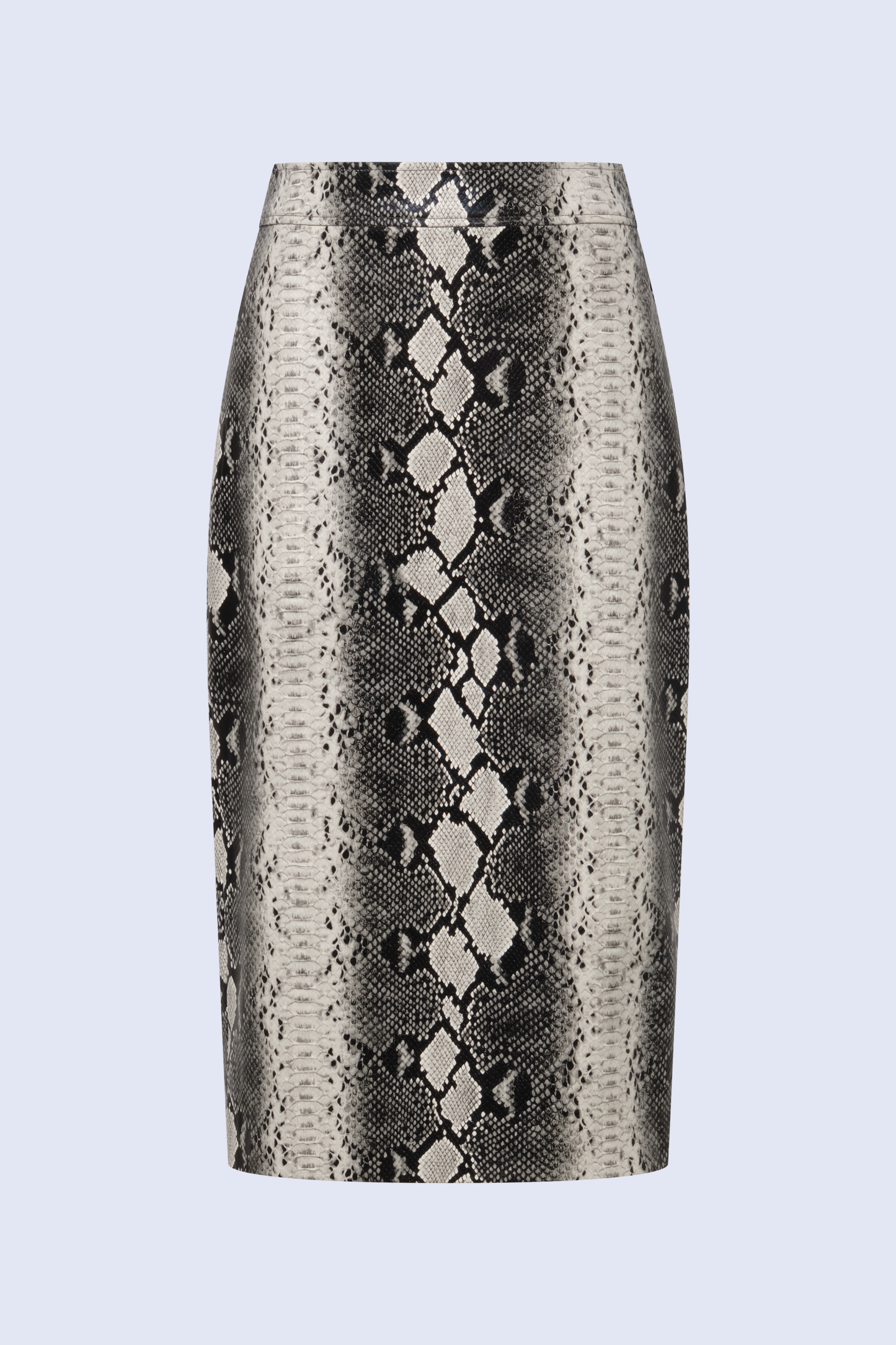 BCBGMAXAZRIA Lourdes Printed Skirt Snakeskin Black & White Print