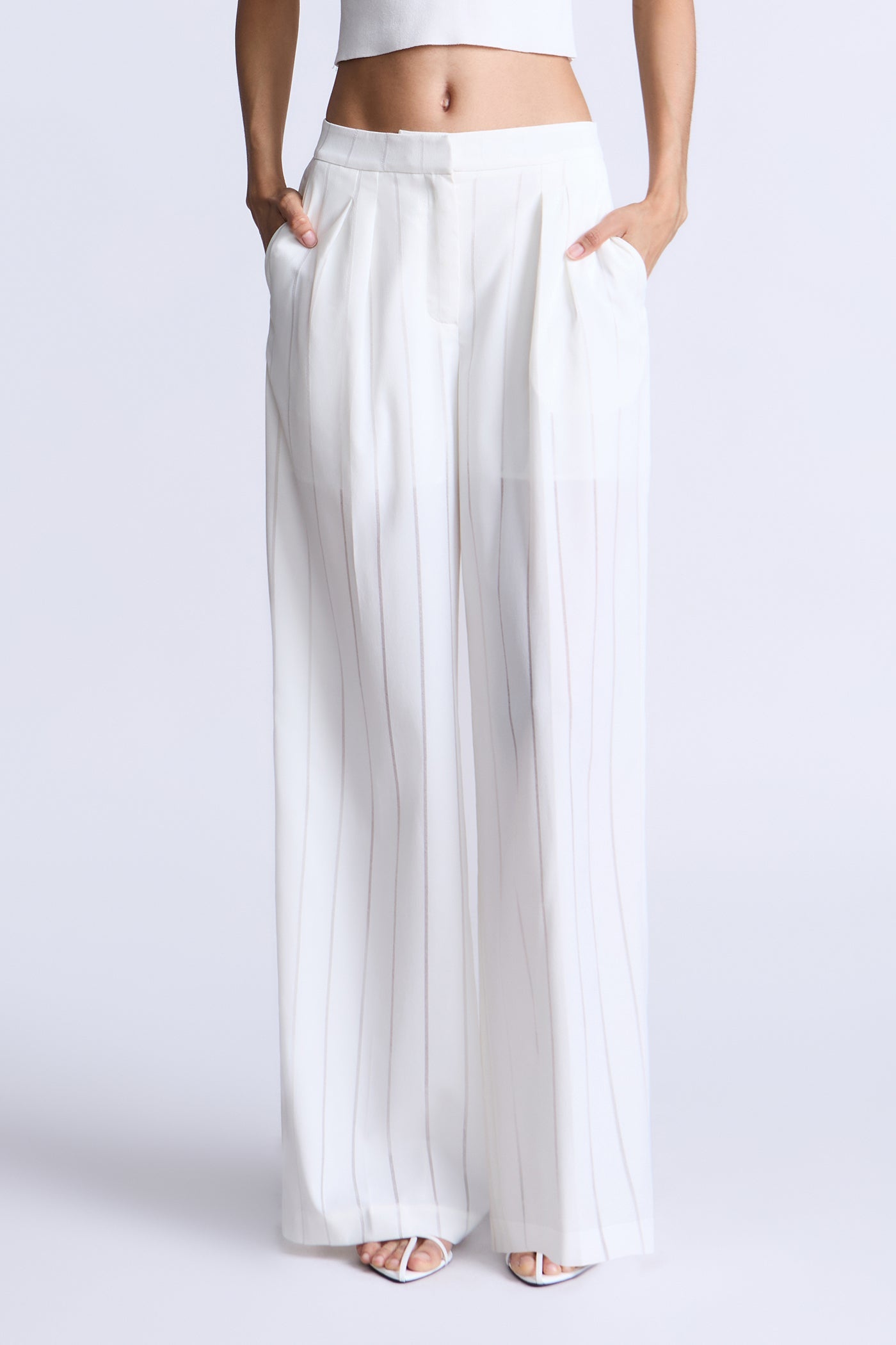 BCBGMAXAZRIA Hannah Pant Snow White