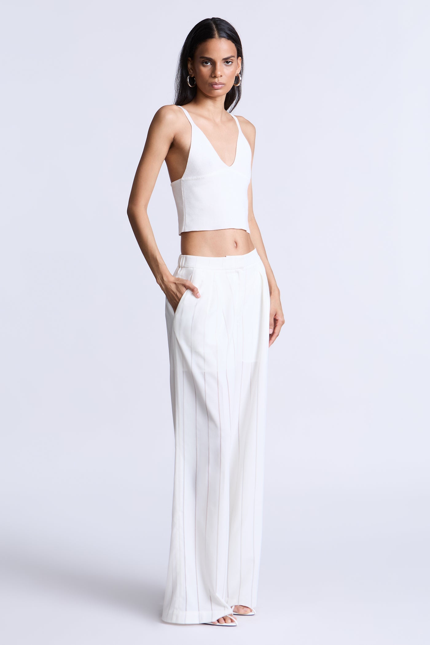 BCBGMAXAZRIA Hannah Pant Snow White