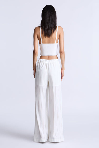 BCBGMAXAZRIA Hannah Pant Snow White