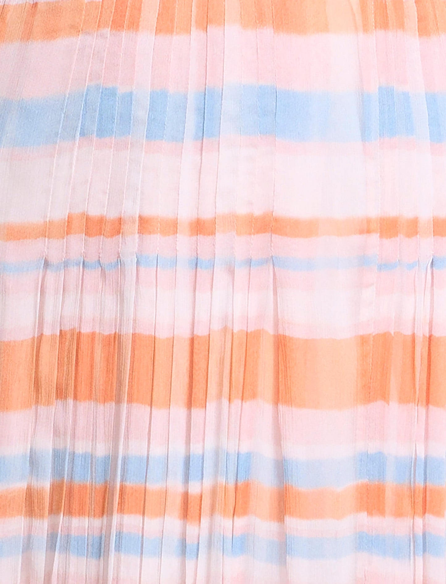 BCBGMAXAZRIA Printed Pleated Skirt Plaid Print