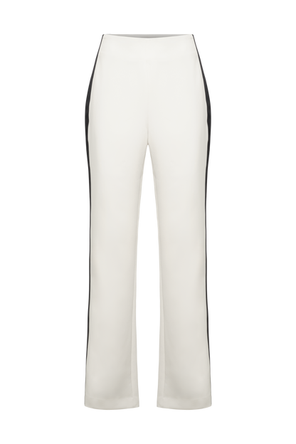 BCBGMAXAZRIA Tux Pant White/Black