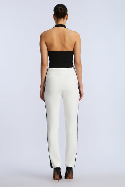 BCBGMAXAZRIA Tux Pant White/Black