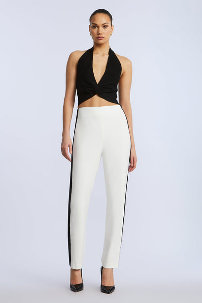 BCBGMAXAZRIA Tux Pant White/Black
