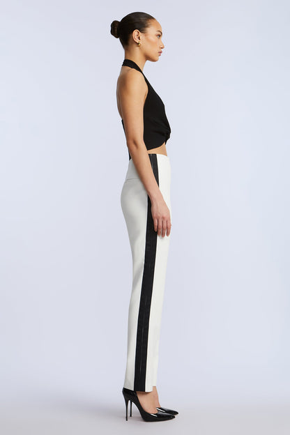 BCBGMAXAZRIA Tux Pant White/Black