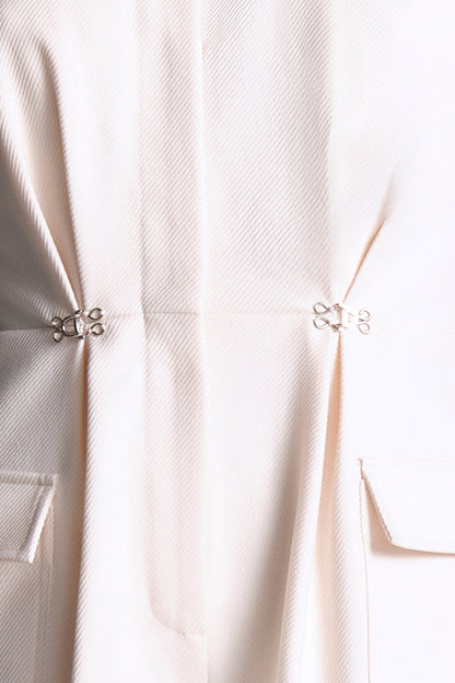 BCBGMAXAZRIA Heidi Romper Gardenia