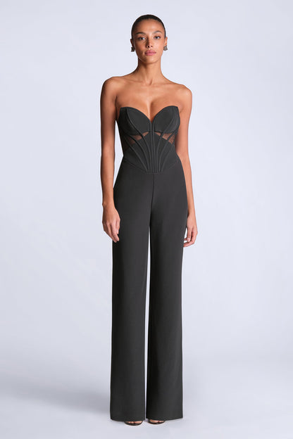 BCBGMAXAZRIA Electra Jumpsuit Black