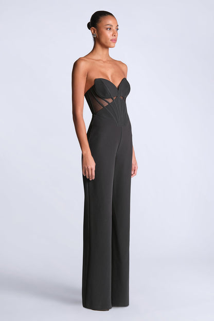 BCBGMAXAZRIA Electra Jumpsuit Black