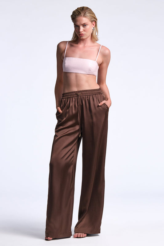 BCBGMAXAZRIA Amara Pant Chocolate