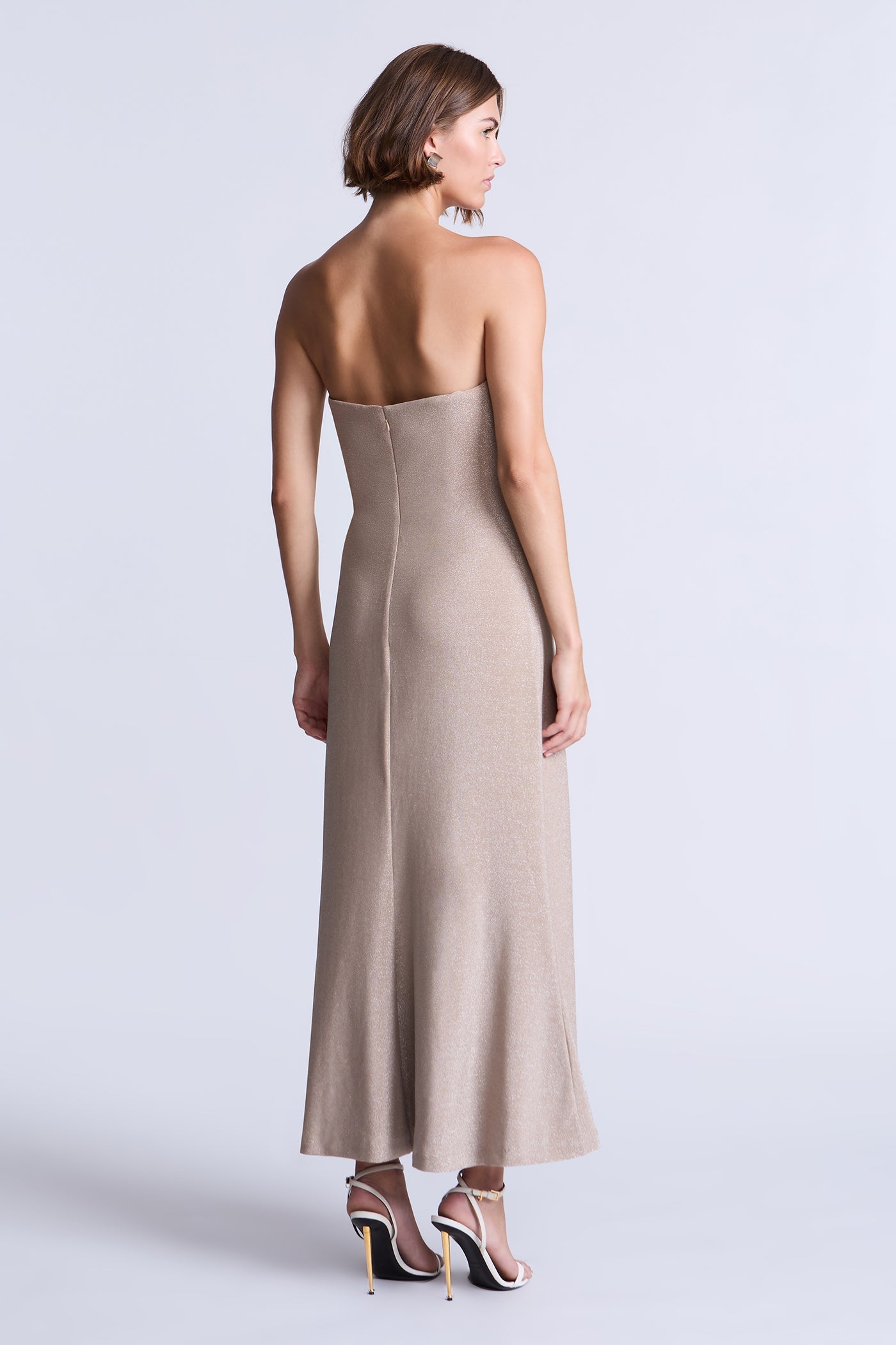 BCBGMAXAZRIA Lola Dress Nude