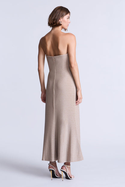 BCBGMAXAZRIA Lola Dress Nude