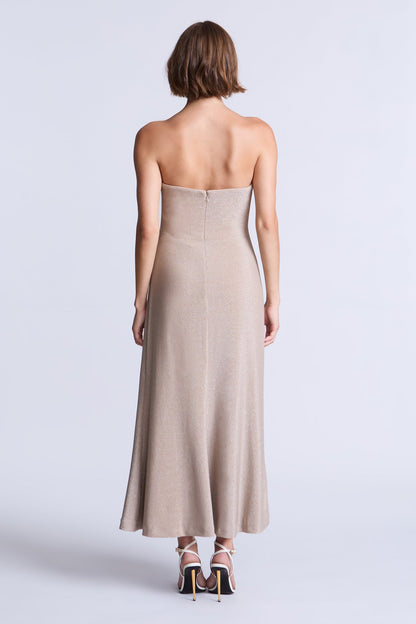 BCBGMAXAZRIA Lola Dress Nude