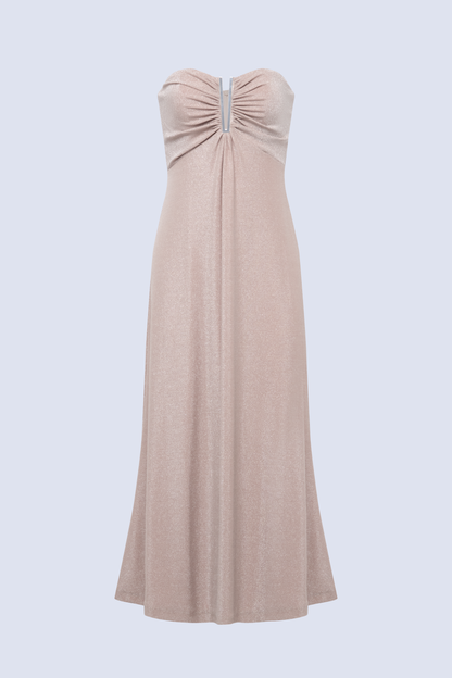 BCBGMAXAZRIA Lola Dress Nude