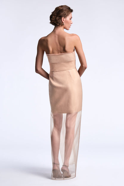 BCBGMAXAZRIA Eva Dress Tobacco