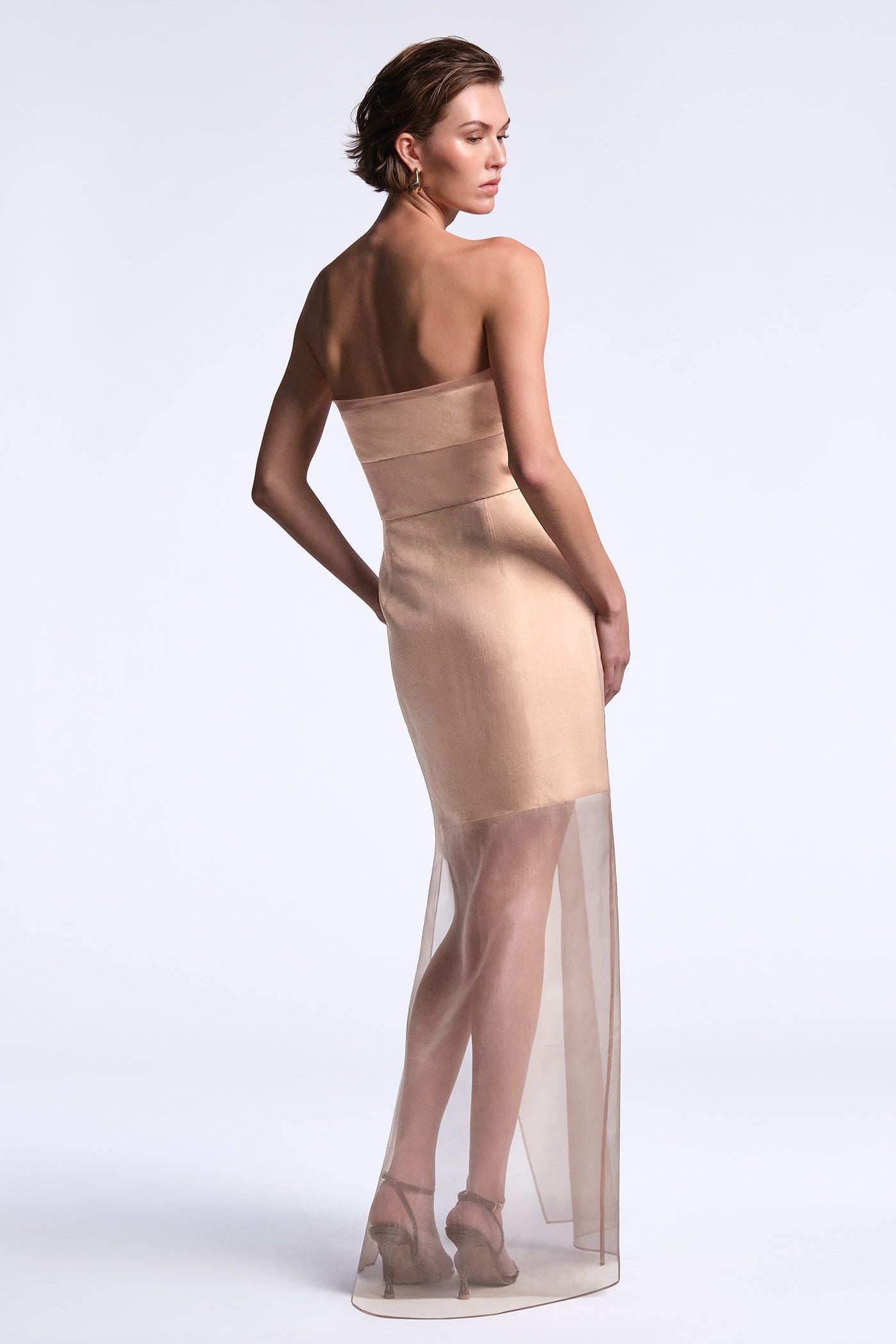 BCBGMAXAZRIA Eva Dress Tobacco