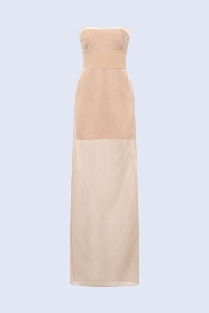 BCBGMAXAZRIA Eva Dress Tobacco