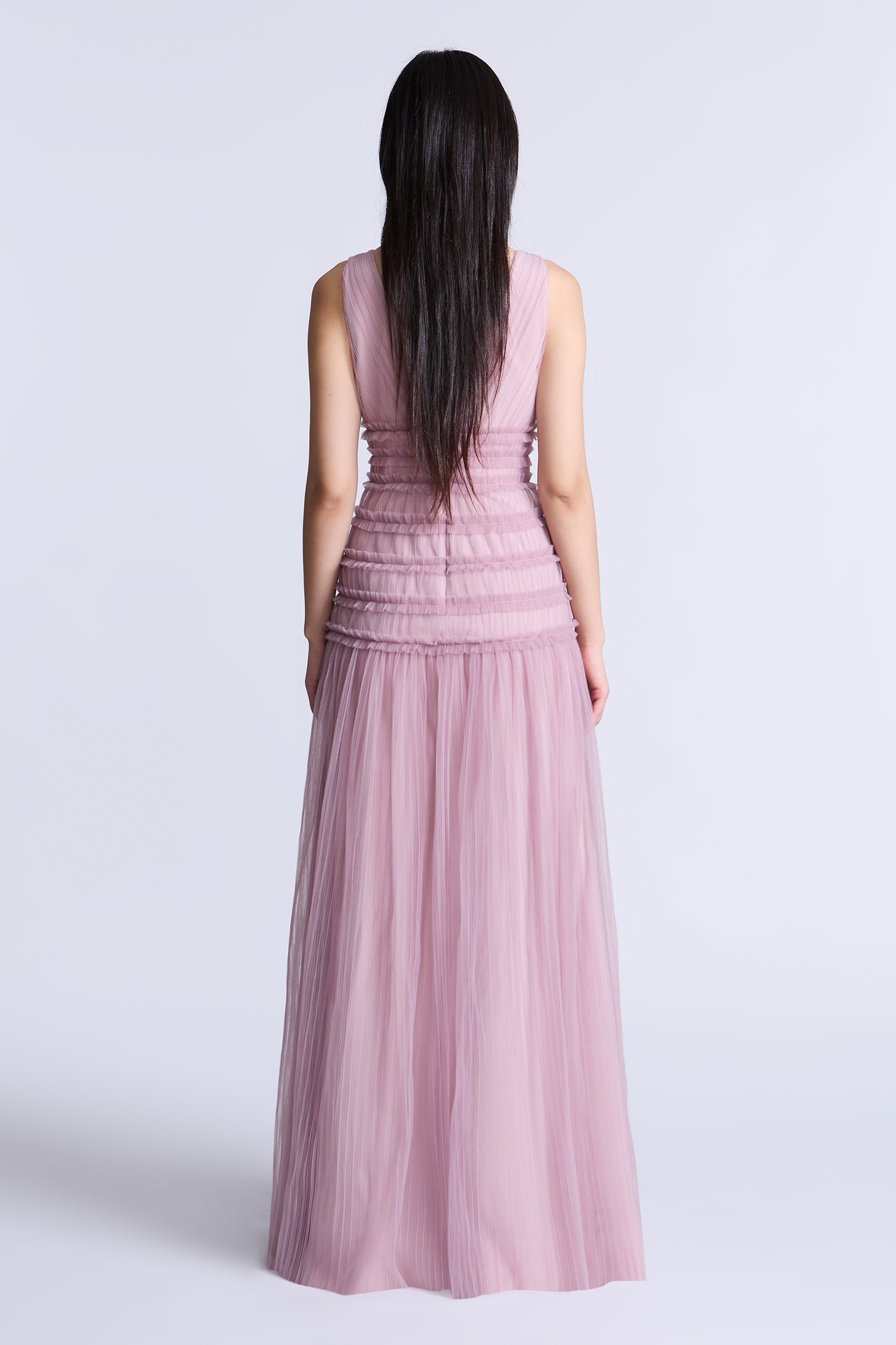 BCBGMAXAZRIA Iris Gown Valerian Purple