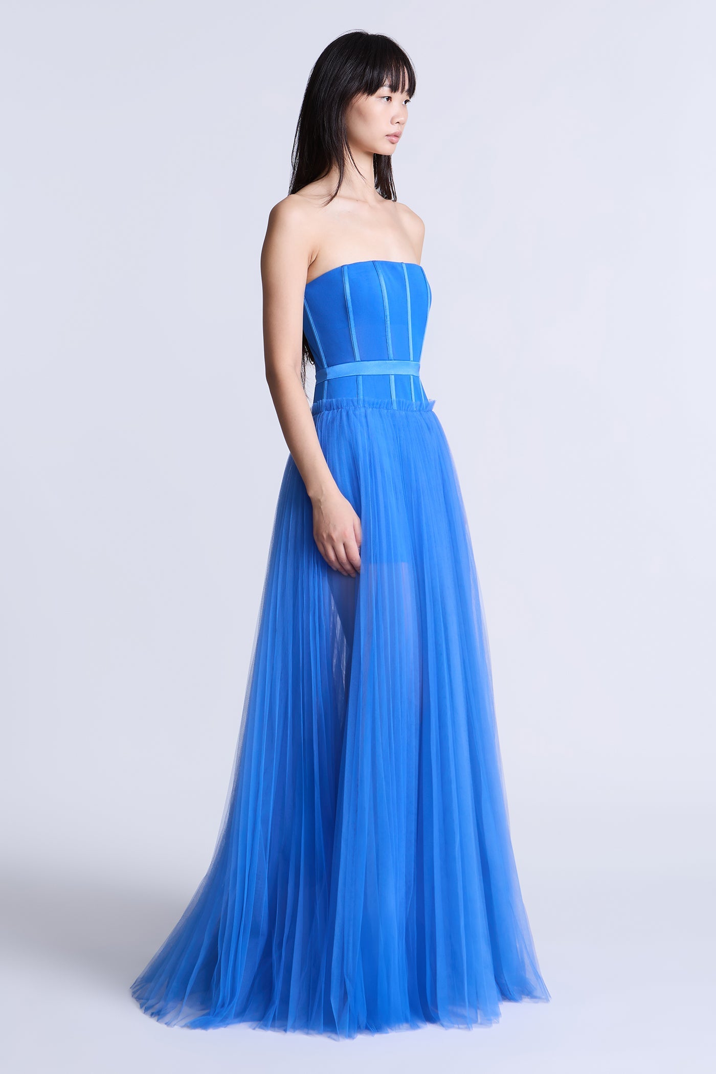 BCBGMAXAZRIA Paris Gown Wedgewood Blue