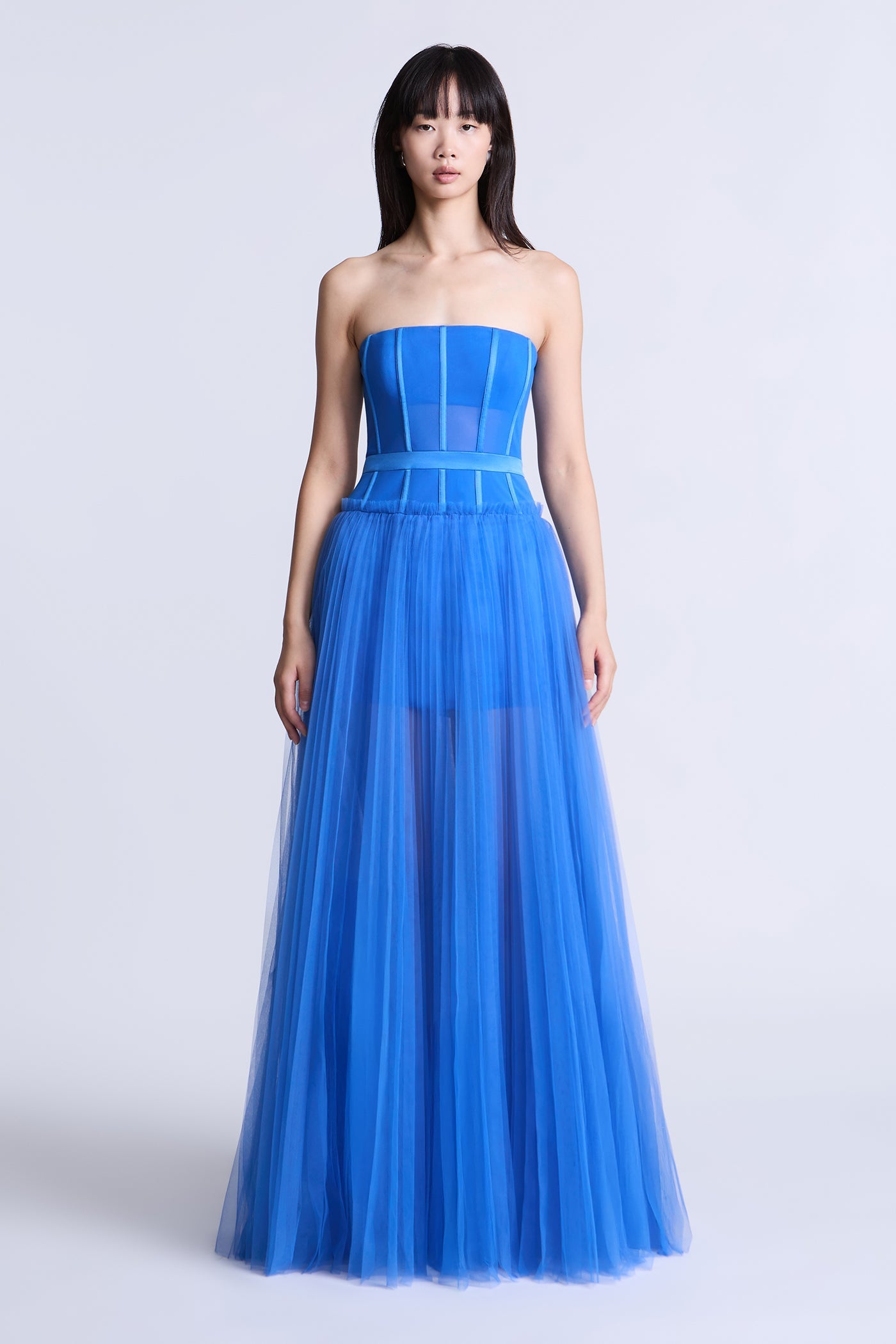 BCBGMAXAZRIA Paris Gown Wedgewood Blue
