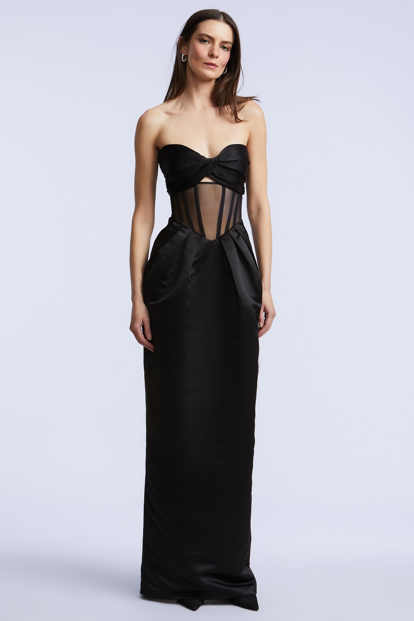 BCBGMAXAZRIA Elizabeth Gown Black